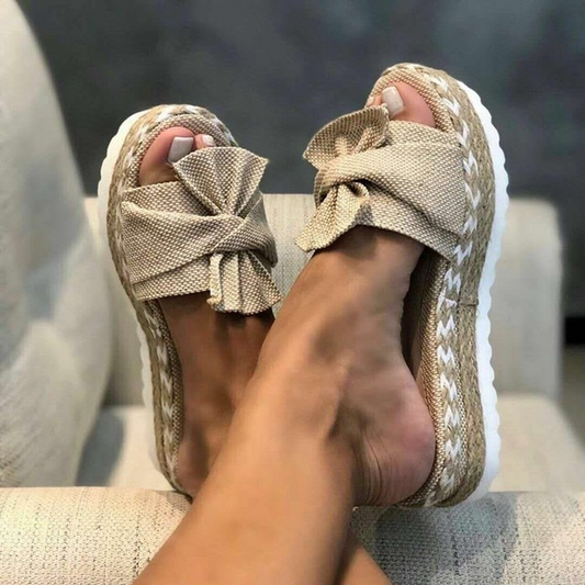Da Donna Sandali Ortopedici Comfort con Fiocco Stile Casual Leggero