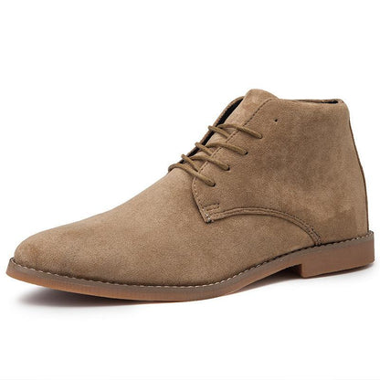Da Uomo Stivaletti Casual in Suede dal Design Moderno