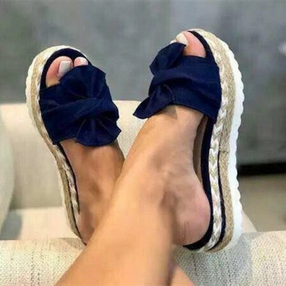 Da Donna Sandali Ortopedici Comfort con Fiocco Stile Casual Leggero