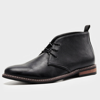 Da Uomo Stivaletti in Pelle con Design Essenziale Elegante