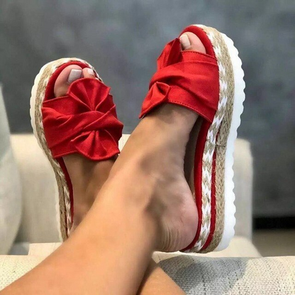 Da Donna Sandali Ortopedici Comfort con Fiocco Stile Casual Leggero