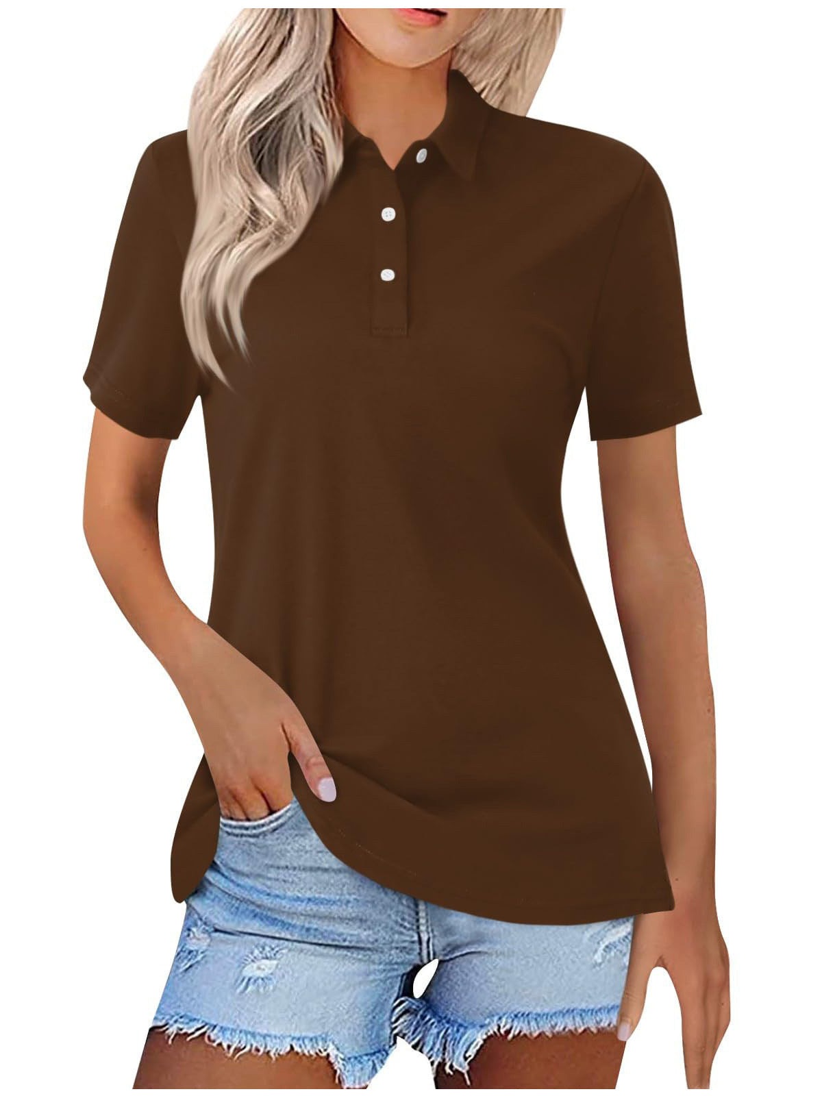 Da Donna Polo Classica Minimal Eleganza Smart Casual