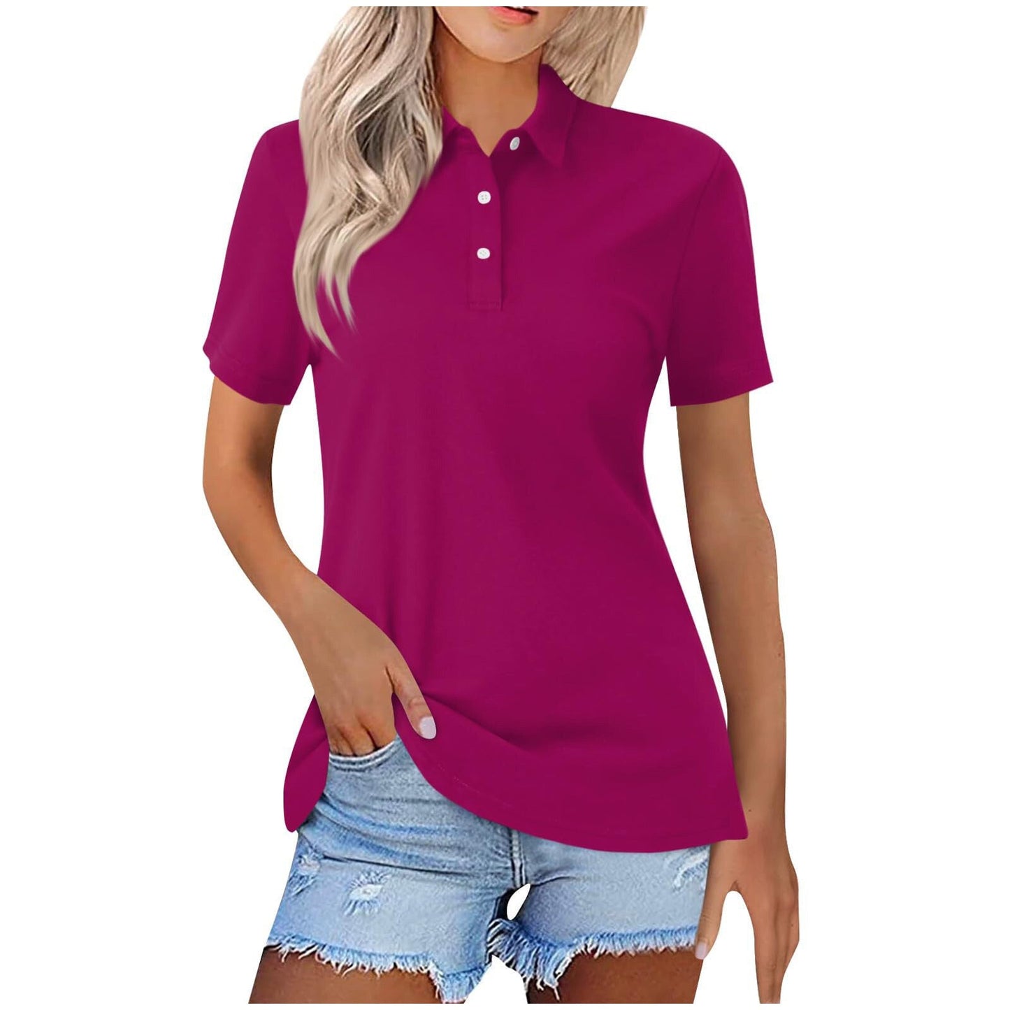 Da Donna Polo Classica Minimal Eleganza Smart Casual