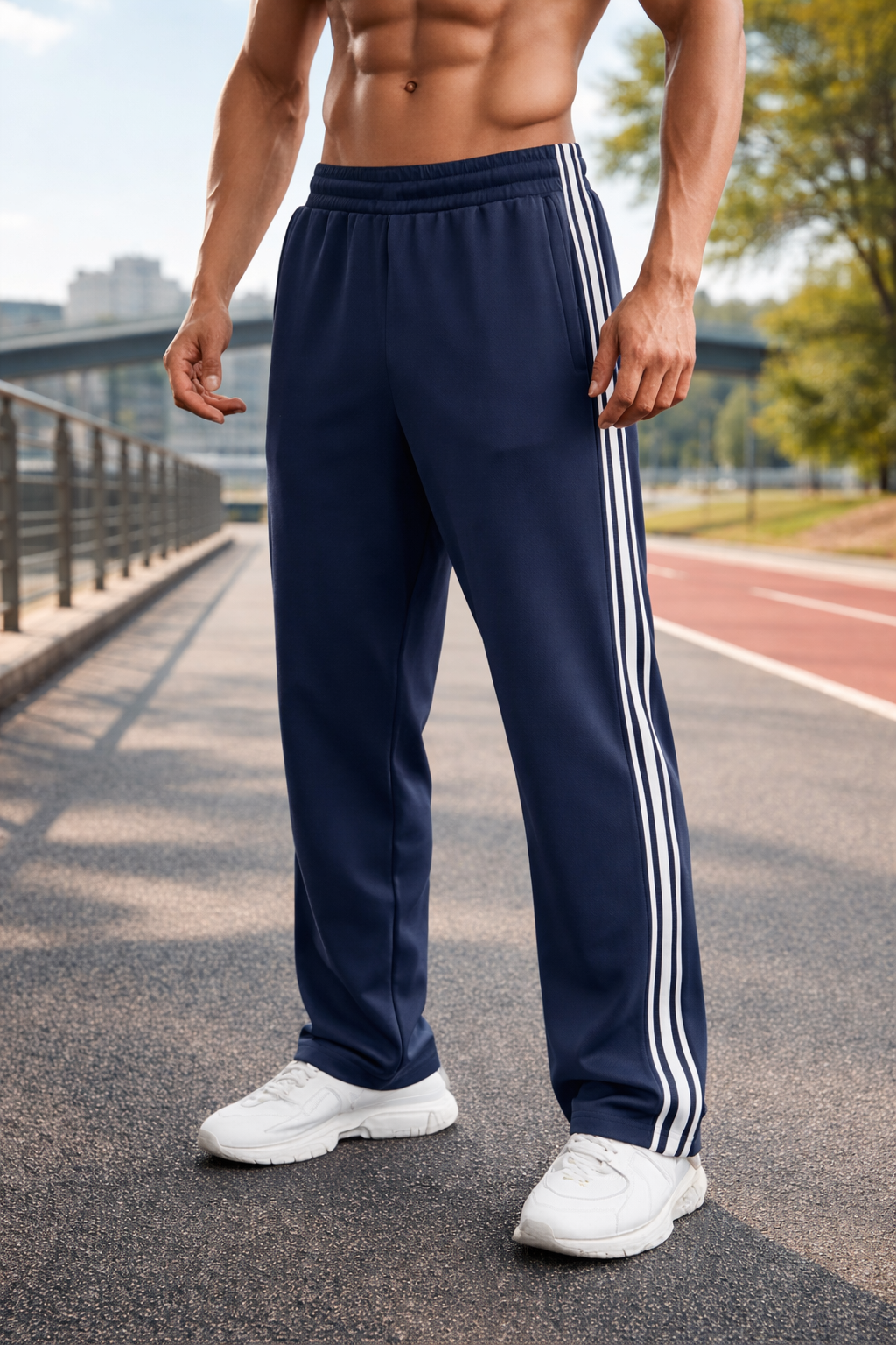 Da Uomo Pantaloni Sportivi Movimento Attivo Essenziale