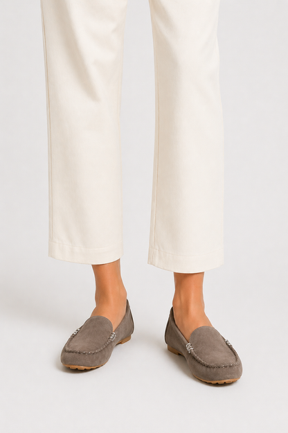 Da Donna Mocassini Slip On Dettaglio Metallico Struttura Elegante