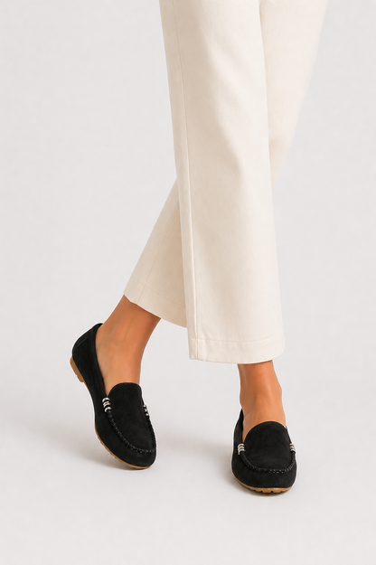 Da Donna Mocassini Slip On Dettaglio Metallico Struttura Elegante
