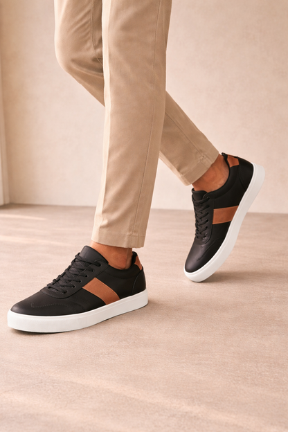 Da Uomo Sneakers Casual con Lacci e Suola Piatta Quotidiana