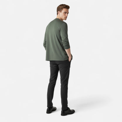 Da Uomo Cardigan Aperto Minimal Relax Fit Casual Moderno