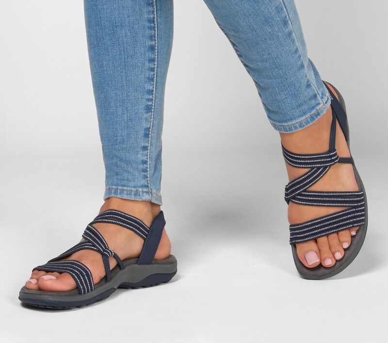 Da Donna Sandali Leggeri con Fasce Elastiche Intrecciate