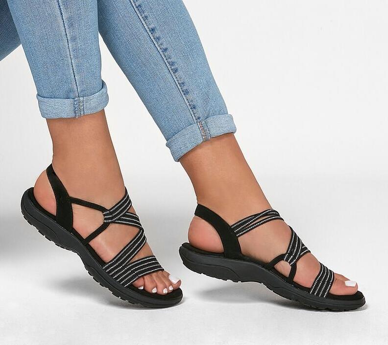 Da Donna Sandali Comfort Fasce Elastiche Casual Moderna