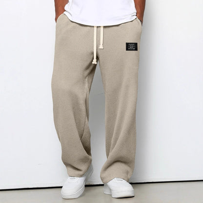Da Uomo Pantaloni Relaxed Texture Fit Regolabile Urbano