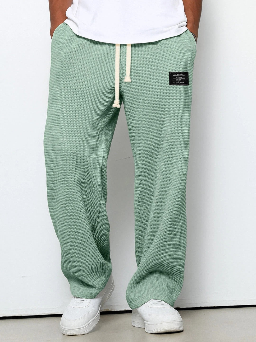 Da Uomo Pantaloni Relaxed Fit con Vita Regolabile
