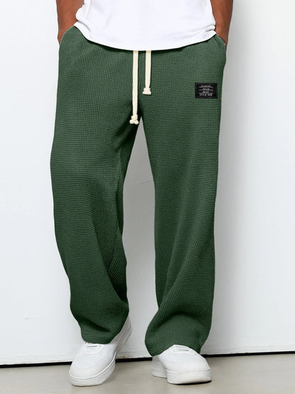Da Uomo Pantaloni Relaxed Fit con Vita Regolabile