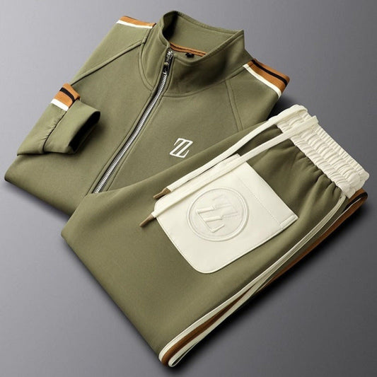 Da Uomo Completo Sport Zip Dettagli Riga Urban Moderna