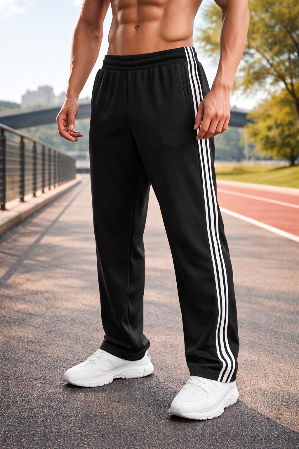 Da Uomo Pantaloni Sportivi Movimento Attivo Essenziale