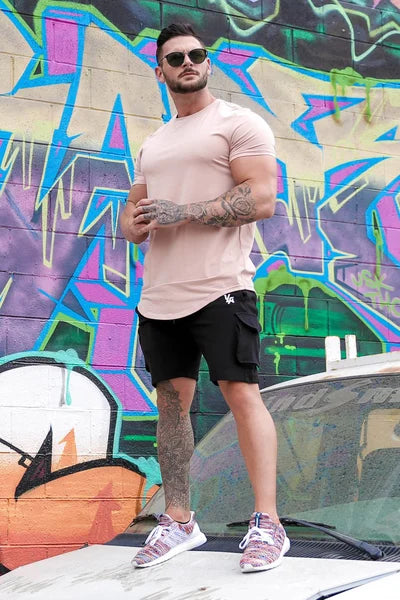 Da Uomo T-Shirt Athletic Extended Fit Performance Essential
