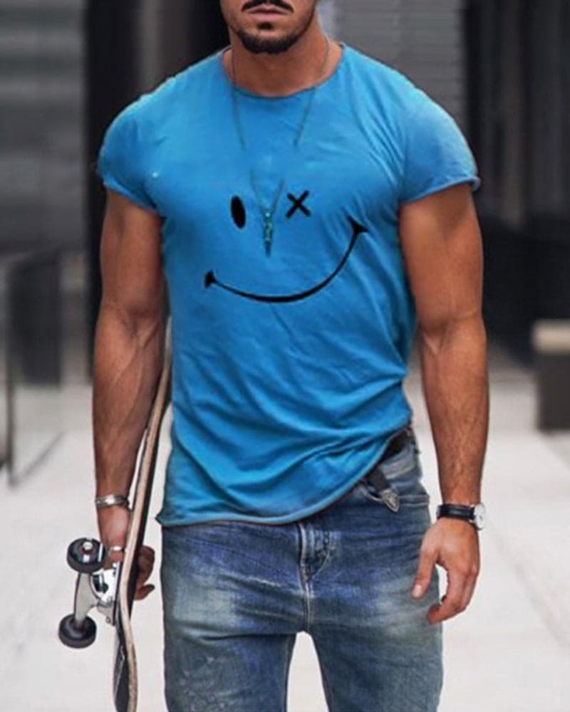 Men's Casual Cotton T-Shirt Modern Everyday Style