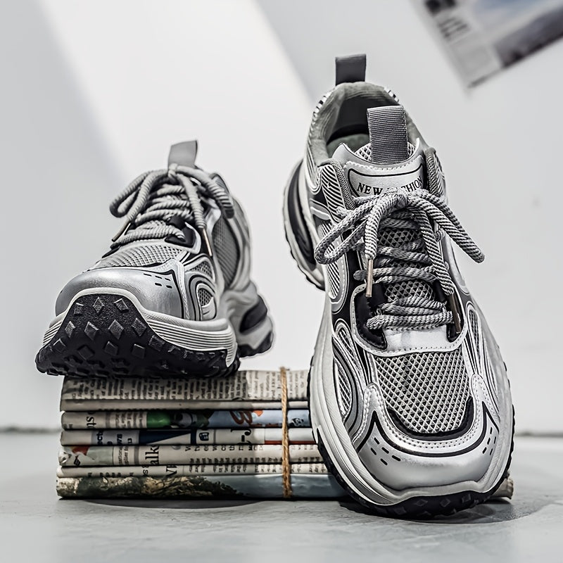 Da Uomo Sneakers Basse Strutturate con Suola Tecnica