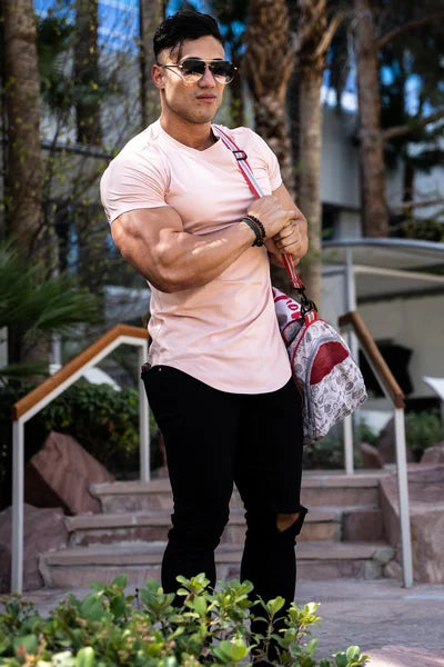 Da Uomo T-Shirt Athletic Extended Fit Performance Essential