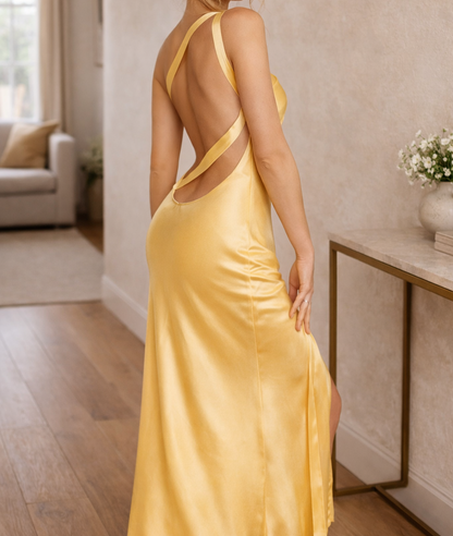 Da Donna Abito Maxi Monospalla con Nodo Laterale