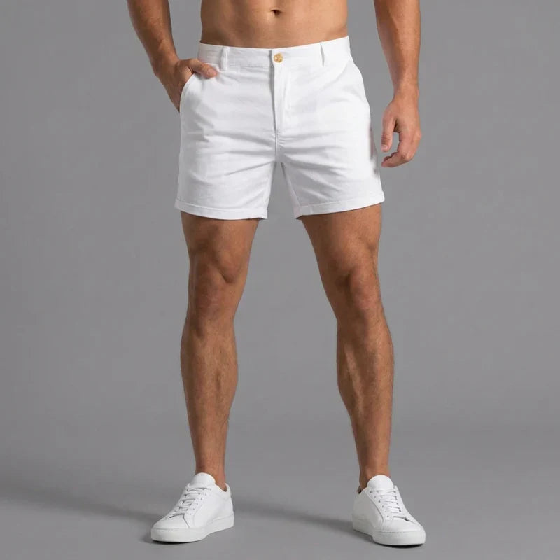Da Uomo Shorts Chino Slim Fit con Vita Sartoriale