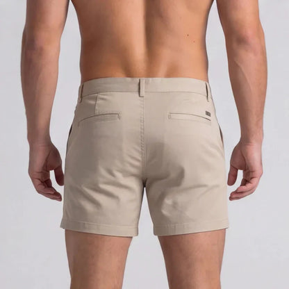 Da Uomo Shorts Chino Slim Fit con Vita Sartoriale