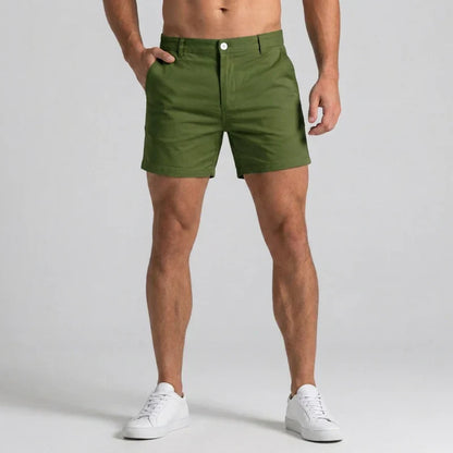 Da Uomo Shorts Chino Slim Fit con Vita Sartoriale
