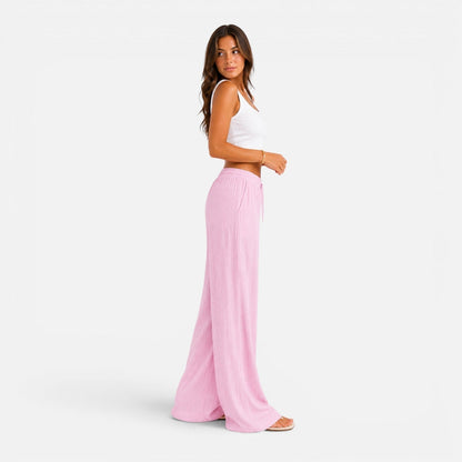 Da Donna Pantaloni Ampi Coulisse Vita Elasticizzata